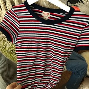 Super cute striped body suit!🌈